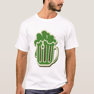 T-shirt biere chope binouse saint patrick mousse alcool ve