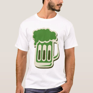 T-shirt biere chope verre alcool dessin