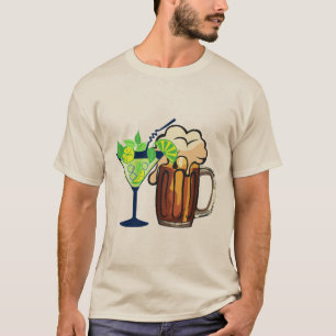 T-shirt biere cocktail mojito mousse binouze apero alcool