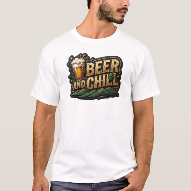 T-shirt BIÈRE CRISP ET CHEMISE Tee (Devant)