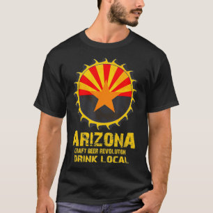 T-shirt Bière d'artisanat de l'Arizona Boire Chemise local
