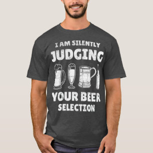 T-shirt Bière D'Artisanat Drôle Boire Silencieusement Bièr