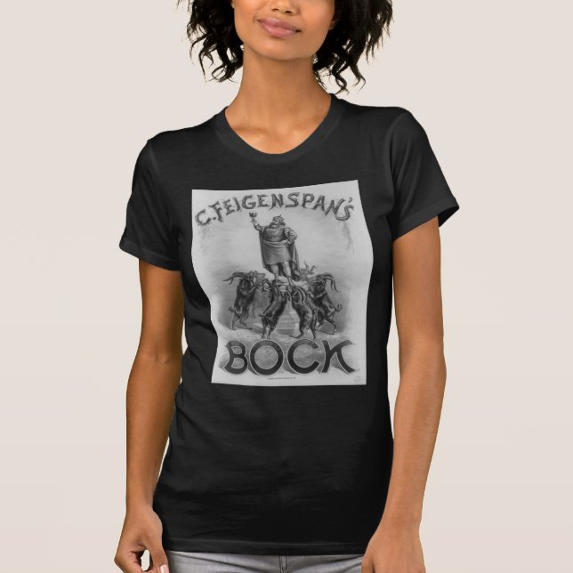 T-shirt Bière de Bock de C. Feigenspan's 1887 (Devant)
