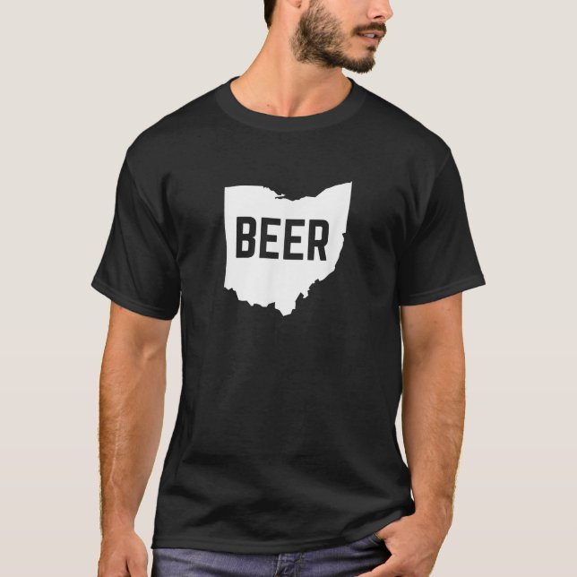 T-shirt Bière de l'Ohio pour les amateurs de bière artisan (Devant)