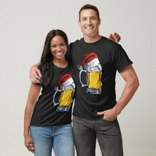 T-shirt Bière de Noël de Santa Hat