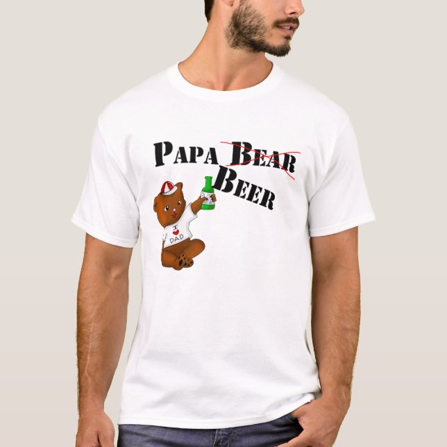 T-shirt Bière de papa (Devant)