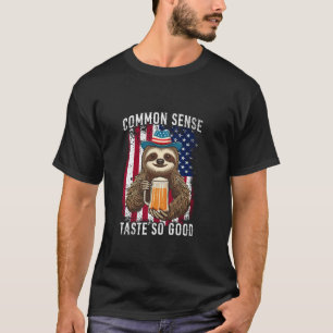 T-shirt Bière de paresseux Common Sense Taste So Good 4 ju