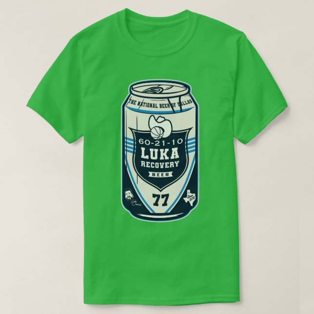 T-shirt Bière de récupération Can Luka Doncic 602110 (Design devant)