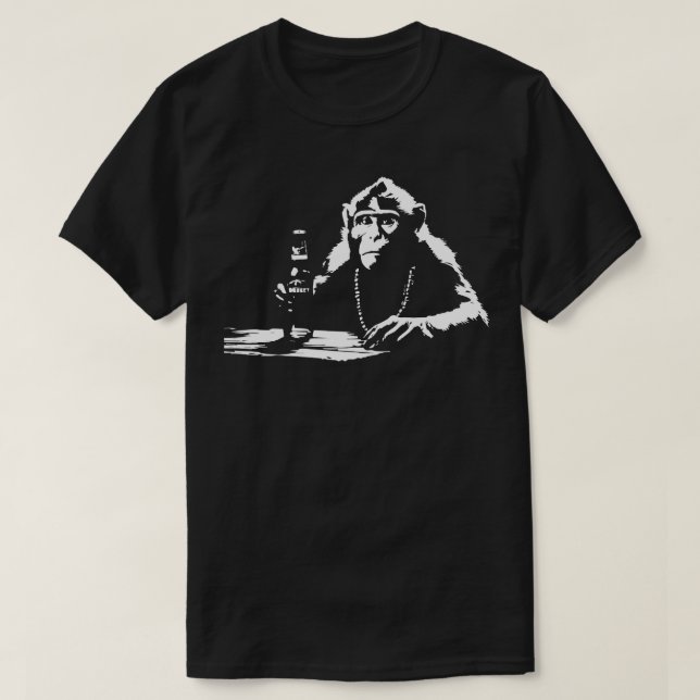 T-shirt bière de singe (Design devant)