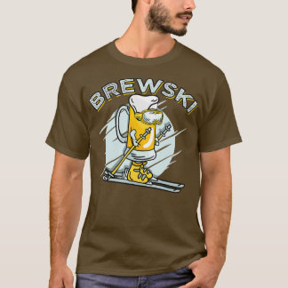 T-shirt Bière de ski Brewski pour le sport d'hiver