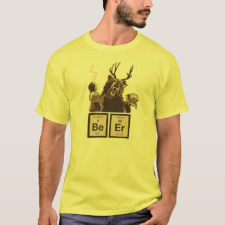 T-shirt Bière découverte par ours de chimie