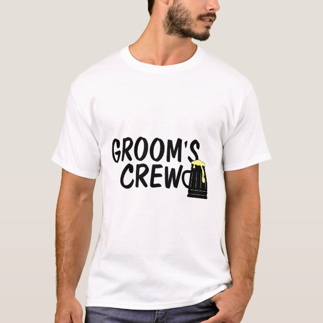 T-shirt Bière d'équipage Grooms (Devant)