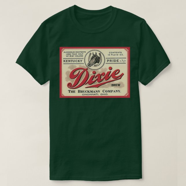 T-SHIRT BIÈRE DIXIE 7 (Design devant)