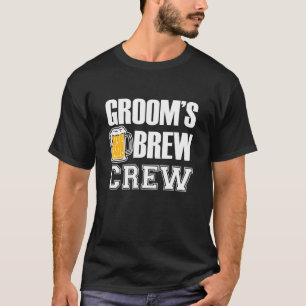 T-shirt Bière drôle de garçon d'honneur d'équipage du Brew