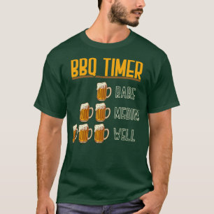 T-shirt Bière du minuteur BBQ