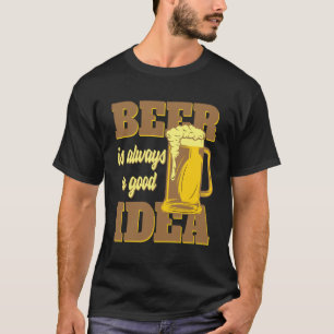 T-shirt Bière et alcool sont toujours une bonne idée Pullo