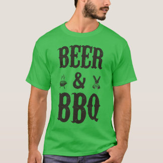 T-shirt Bière et BBQ