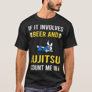 T-shirt Bière Et Jujitsu Ju Jitsu Jiujitsu Jiu Jitsu BJJ