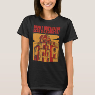 T-shirt Bière Et Petit Déjeuner Bière Hôtel Bière Humour B