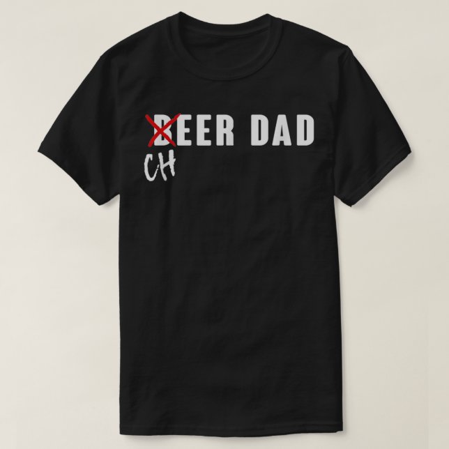 T-shirt Bière Funny Cheerled Cheerled Cheer Papa (Design devant)