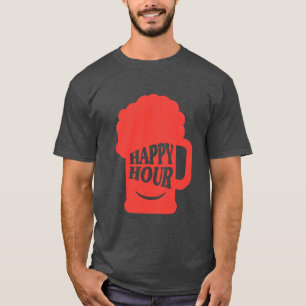 T-shirt biere happy hour citation alcool humour
