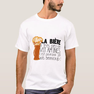 T-shirt biere humour alcool citation drole vitamine binouz