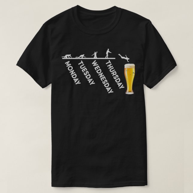 T-shirt Bière Lover Brasserie Funny Boire de l'alcool Part (Design devant)