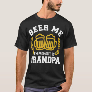 T-shirt Bière moi Je suis promu à grand-père