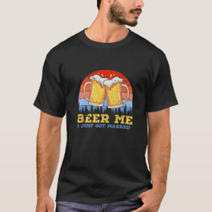 T-shirt Bière Moi Je Viens De Me Marier Boire De La Bière