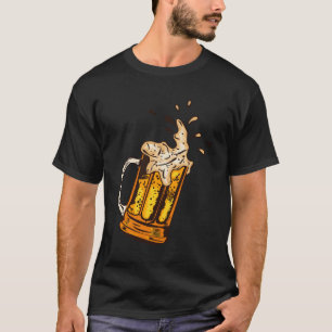 T-shirt biere mousse binouse chope alcool 1710_B
