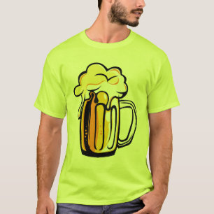 T-shirt biere mousse binouse chope verre alcool 2905_A