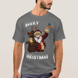T-shirt Bière Noël Santa Claus Boissons Bière