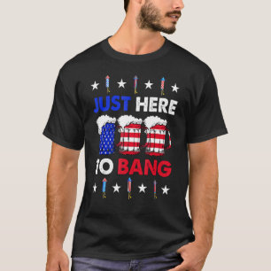 T-shirt Bière nous Tee - shirts Drapeaux 4 juillet Je suis