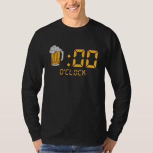 T-shirt Bière O'clock C'est l'heure de la bière Boissons d