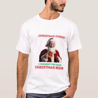 T-shirt Bière père Noël