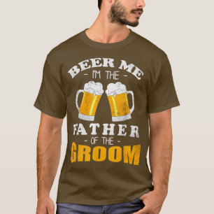 T-shirt bière pour homme Je suis le père du marié 