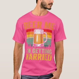 T-shirt Bière pour hommes, je me marie, hommes, drôle, mar