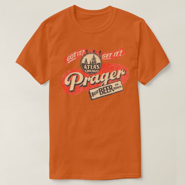 T-shirt Bière Prager T (Design devant)