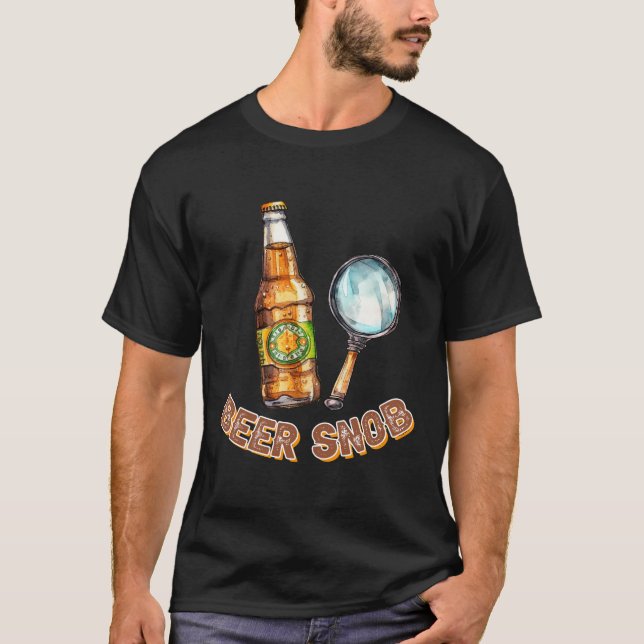 T-shirt Bière : preuve que Dieu nous aime à être agités (Devant)
