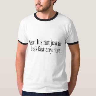T-shirt Bière sa pas simplement pour le petit déjeuner