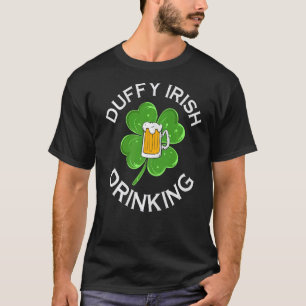T-shirt Bière Shamrock Duffy Irish Drop Jour de la Saint P