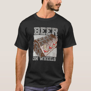 T-shirt Bière Sur Roues Bonnet À Bière Boire