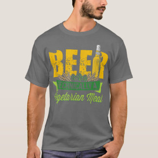 T-shirt Bière techniquement un repas végétarien