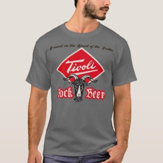 T-shirt Bière Tivoli Bock Bière Retro Déficit Breweriana