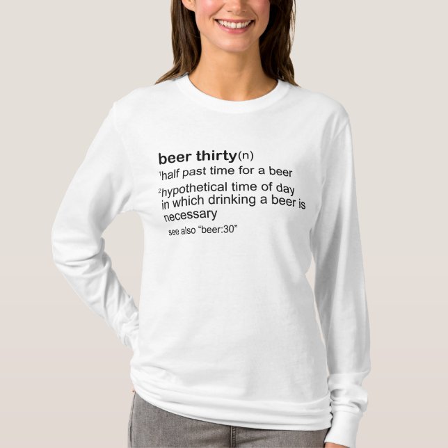 T-shirt Bière trente (Devant)