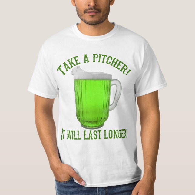 T-shirt Bière verte irlandaise drôle (Devant)