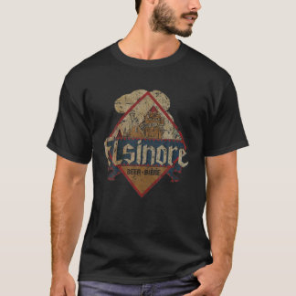 T-shirt BIÈRE vintage ELSINORE 1983 Pour Hommes, Distresse