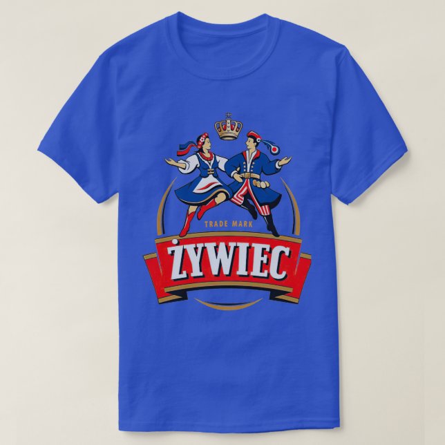 T-shirt Bière vintage Zywiec 1 (Design devant)