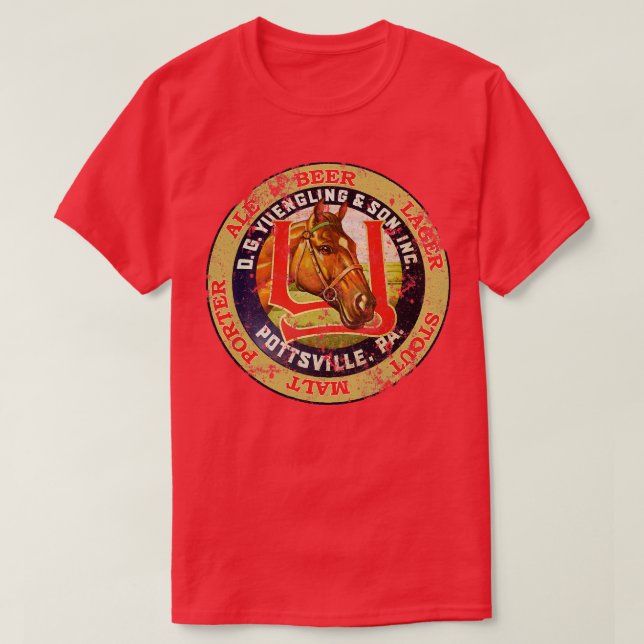 T-shirt Bière Yeungling (Design devant)