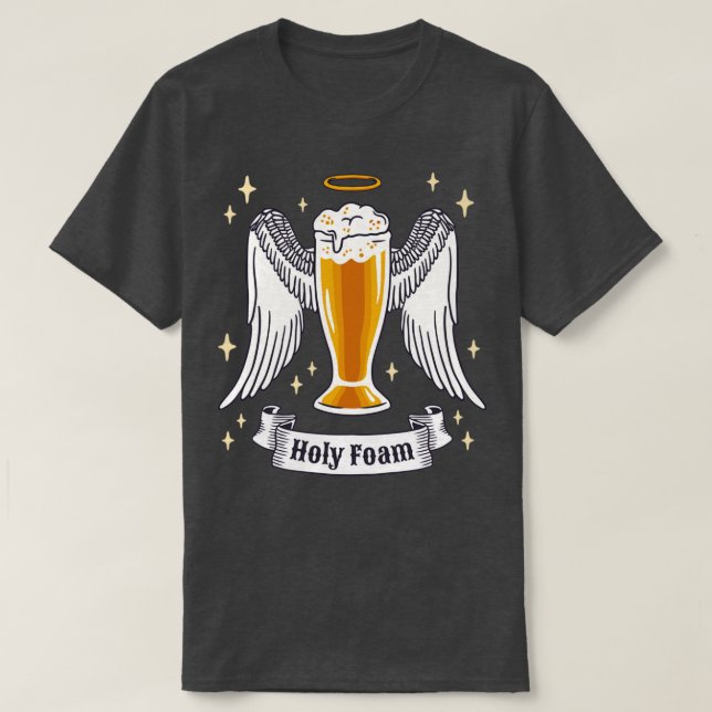 T-shirt Bières artisanales Brasserie Brasserie Holy Foam (Design devant)